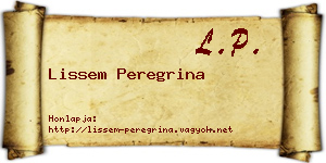 Lissem Peregrina névjegykártya